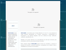 Tablet Screenshot of invercamex.com